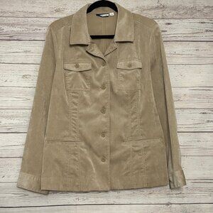 Croft + Barrow‎ Tan Corduroy Jacket XL